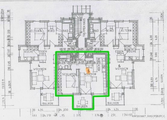 Grundriss 1. Obergeschoss