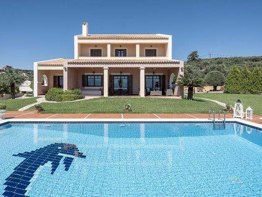 Kreta, Sternes: Luxusvilla in erhabener Lage mit perfekter Aussicht zu verkaufen