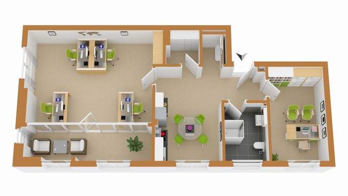 Beispiel - Büro/Geschäftseinheit 35