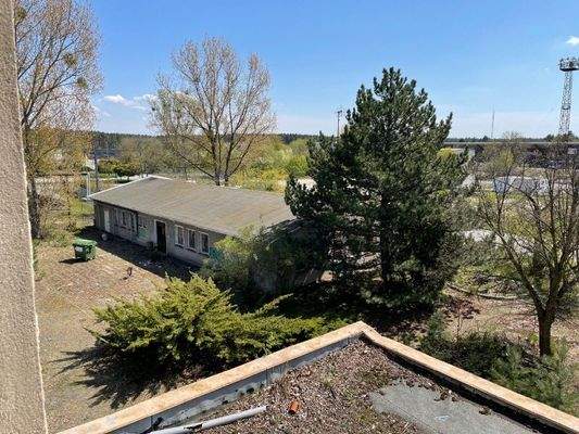 Blick vom Bürogebäude nach Südosten