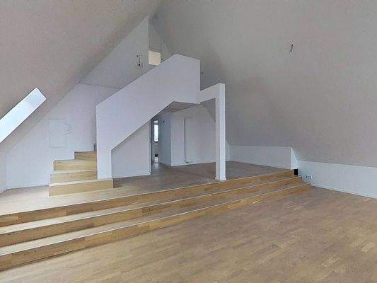 Ansicht IV: Wohn- und Esszimmer