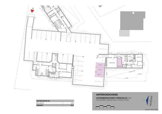 Grundriss - UNTERGESCHOSS -