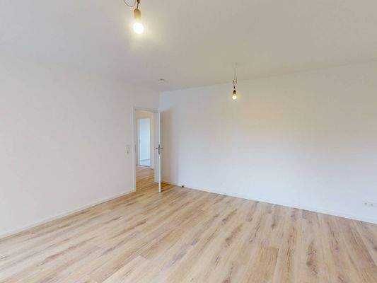 Ansicht II: Wohn- und Esszimmer