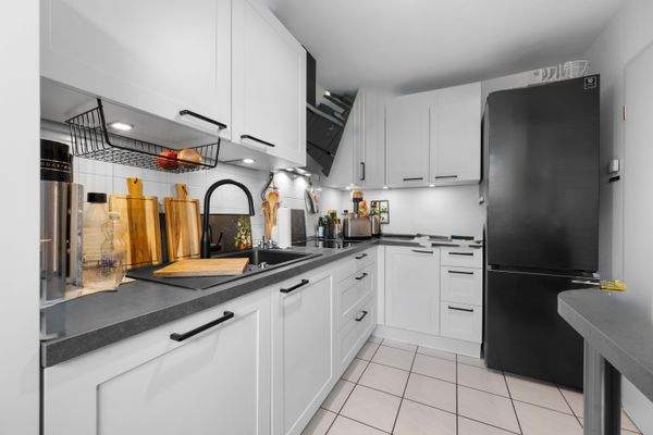 Küche, aktueller Stand vor Ort