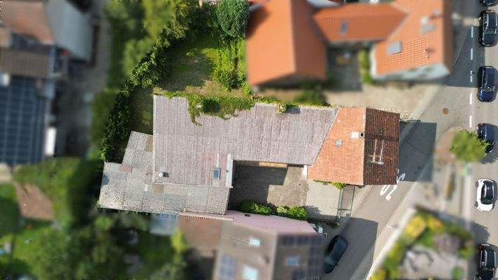 Vogelperspektive Grundstück 