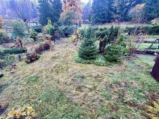 Gartengrundstück hinter dem Haus