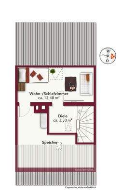 Grundriss 4 - Dachgeschoss