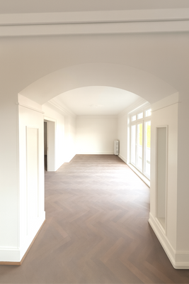 Wohnbereich mit Ausgang zum großen Balkon