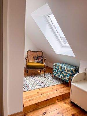 Schlafzimmer mit Leseecke