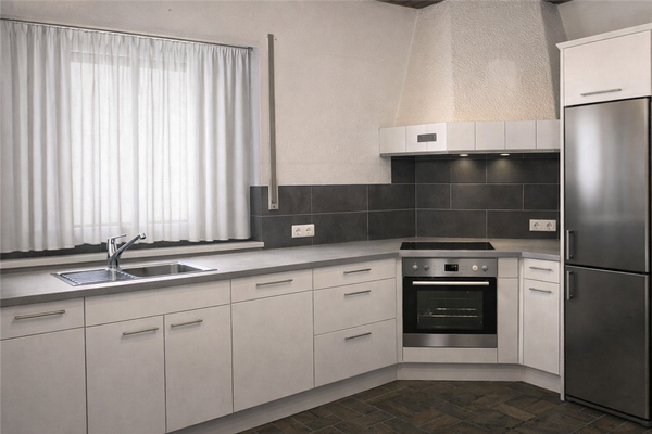 Küche - virtually staged