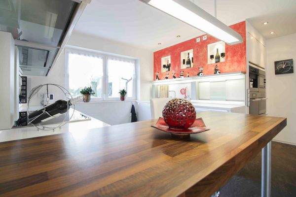 Küche mit Einbauküche EG