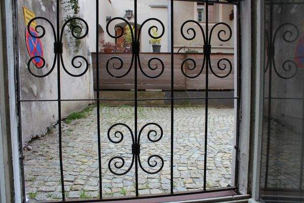 Ausblick Raum 1 nach Osten in Richtung Freistellplatz