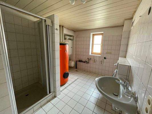 Schmutzschleuse und Technik