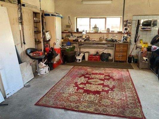 Innenraum der Garage