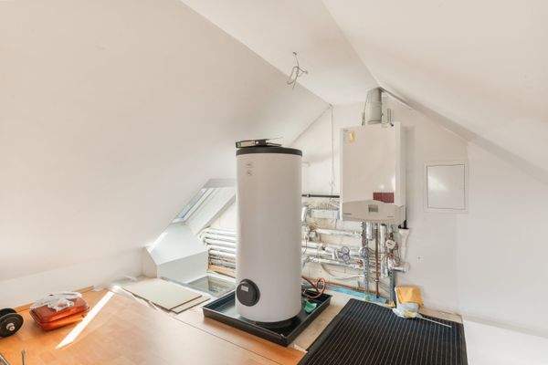 Heizung im Dachspitz