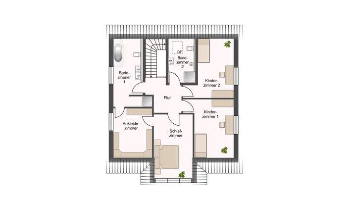 Grundriss Obergeschoss