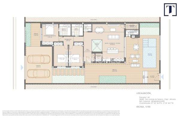 Contemporary Bungalows with Pool and Garden in San Juan Terreros