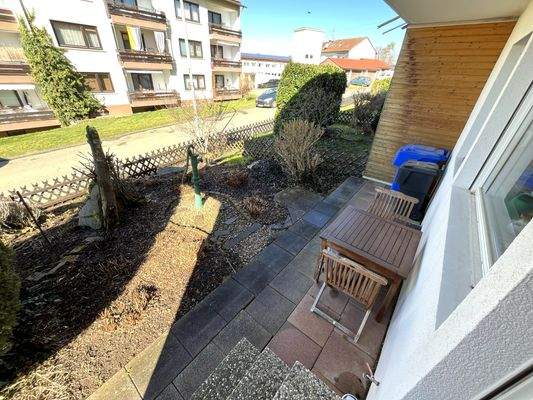 Terrasse vor dem Haus