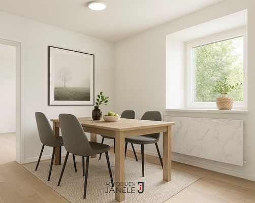 So könnte Ihr Esszimmer aussehen (Visualisierung)