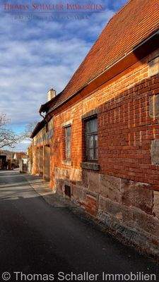 Scheune -  Seitenansicht 