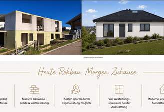 Heute Rohbau - morgen Zuhause