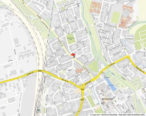 Geolyzer Kartenausschnitt