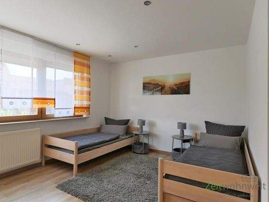 Blick in das große Schlafzimmer