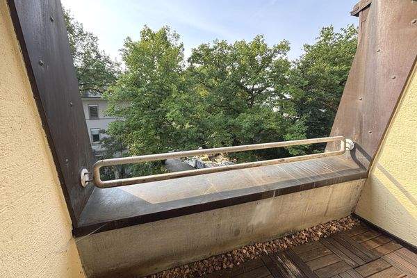 Dachbalkon mit Aussicht