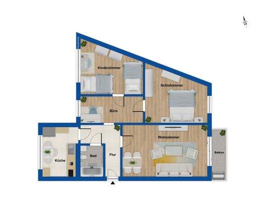 Grundriss - 3. Obergeschoss