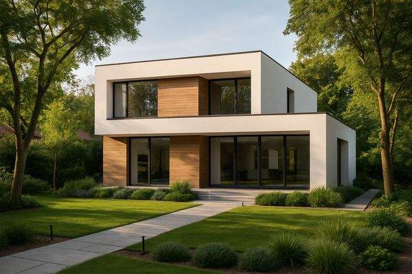 Visualisierung Hauseingang Perspektive 1