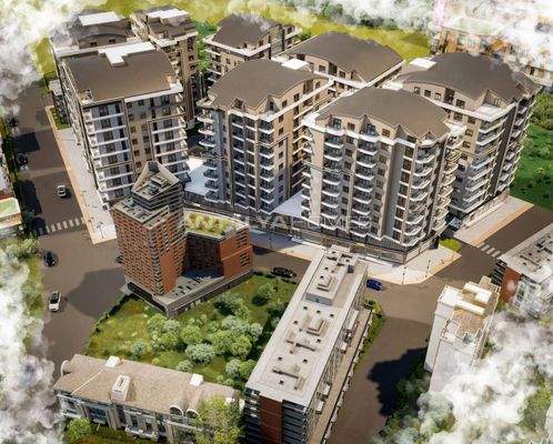 Apartments Near the Mall in Antalya Muratpasa