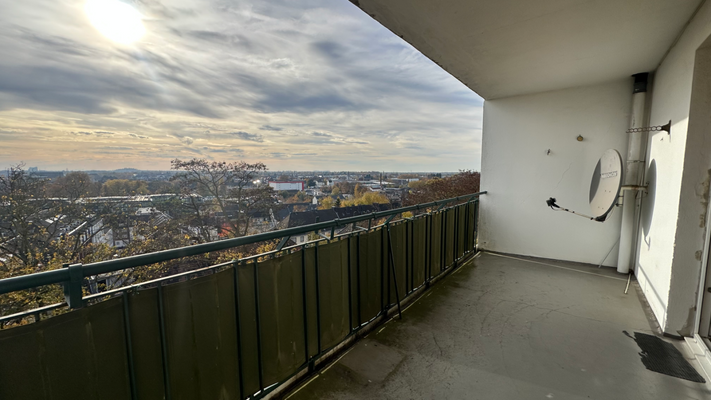 Loggia Ausblick Stadion