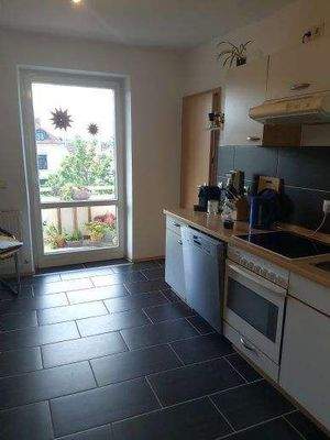 Küche vom Flur aus Petrinistraße