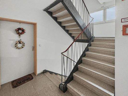 Gepflegtes Treppenhaus