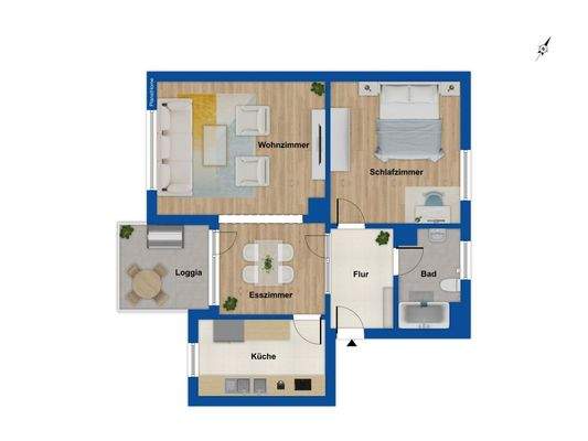 Grundriss Obergeschoss