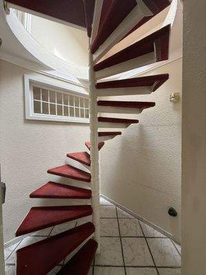 Hier geht es ins Obergeschoss