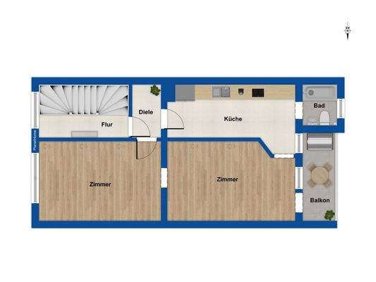 Grundriss 3. Obergeschoss