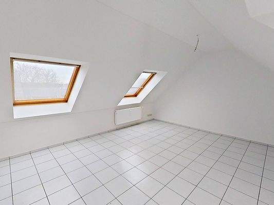 Ansicht III: Wohn- und Esszimmer