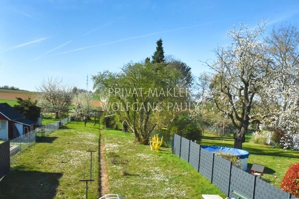 Ausblick Garten