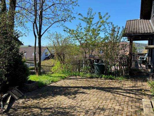 Ansicht der Terrasse