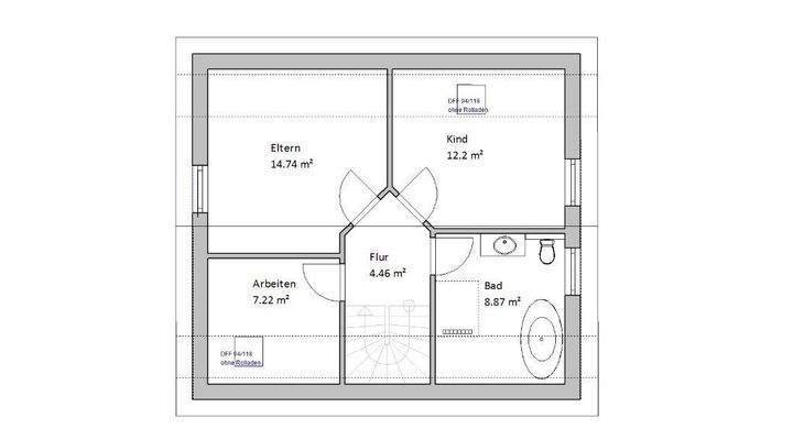 Beispielgrundriss OG