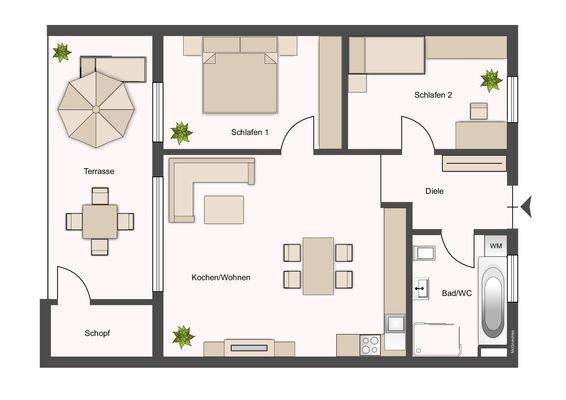 Grundriss (unverbindlich)