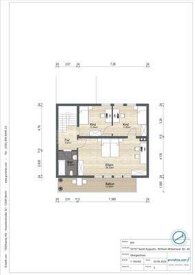 Grundriss Obergeschoss