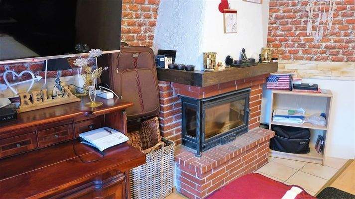 Kamin im Gästezimmer