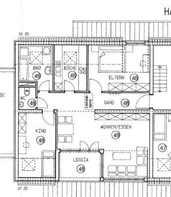 Grundriss WE 48