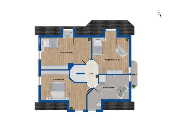 Grundriss Dachgeschoss