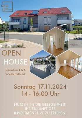 Open House am 17.11.24