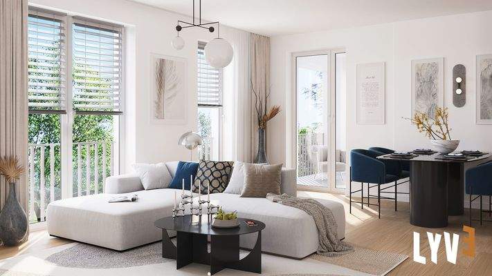 Visualisierung 2 Zimmer ETW