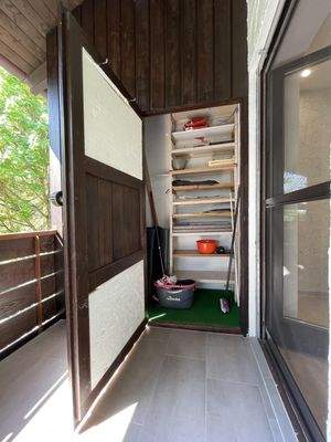 und praktischen Abstellraum