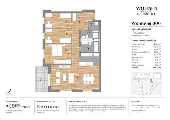 Grundriss Wohnung B06